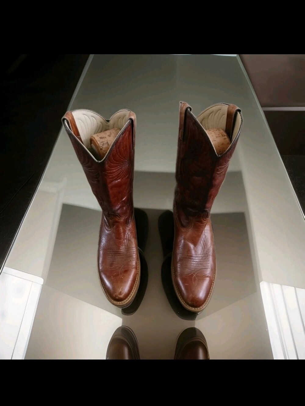 DINGO MEN'S BOOT - Western Brown Size 9.5 D